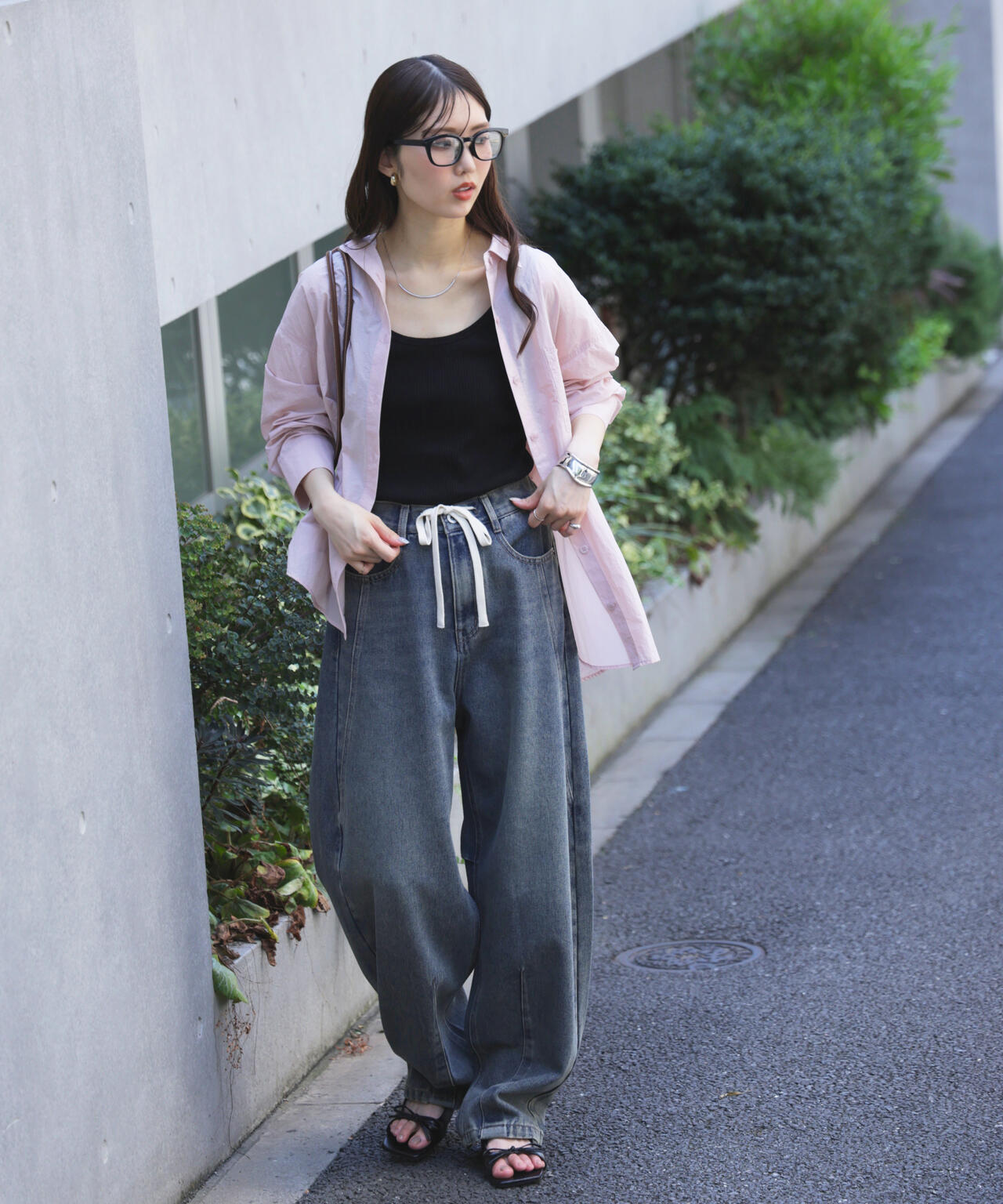 ナイロンベーシックシャツ