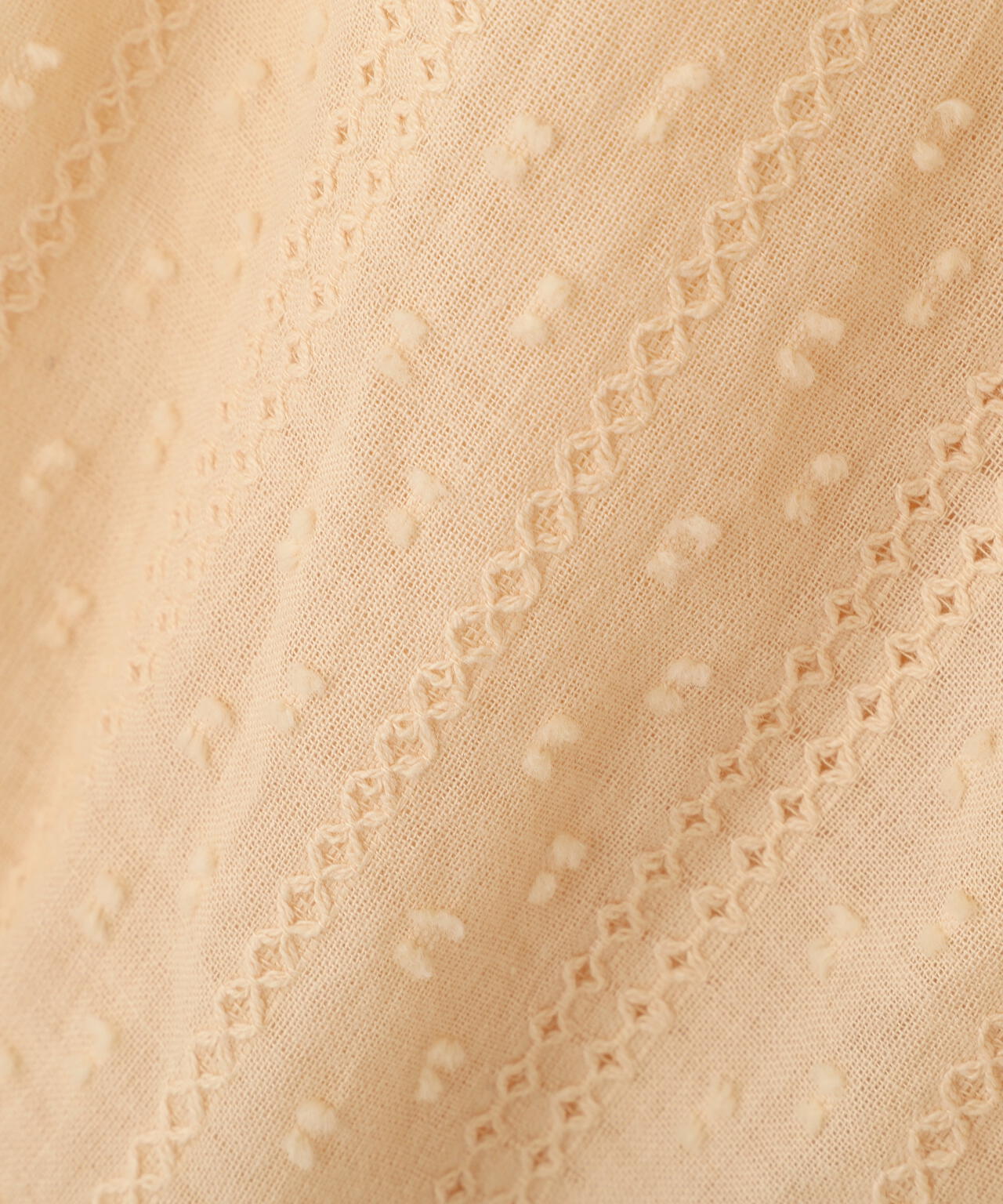 ドロストリボン長袖ブラウス