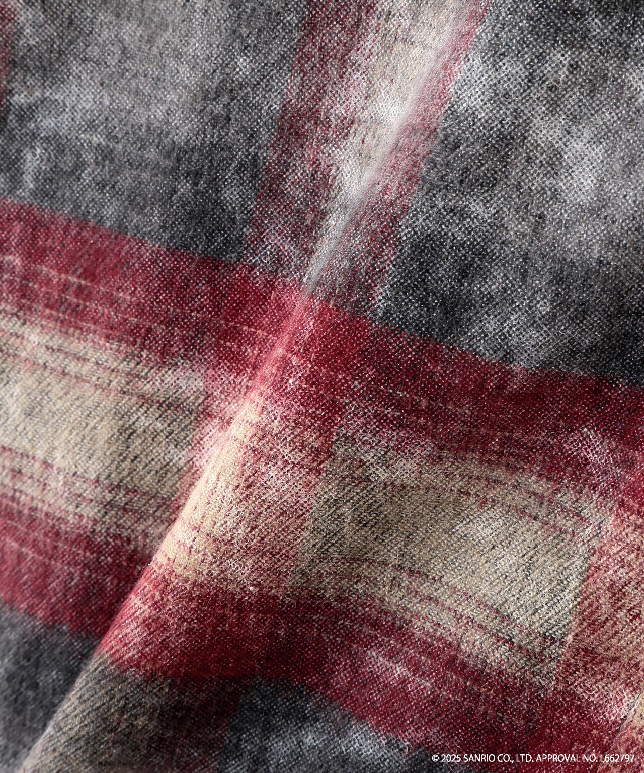 【HELLO KITTY】サンリオキャラクターズコラボ CHECK SHIRT チェックシャツ