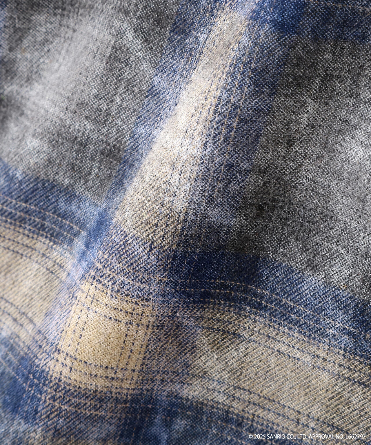 【HELLO KITTY】サンリオキャラクターズコラボ CHECK SHIRT チェックシャツ