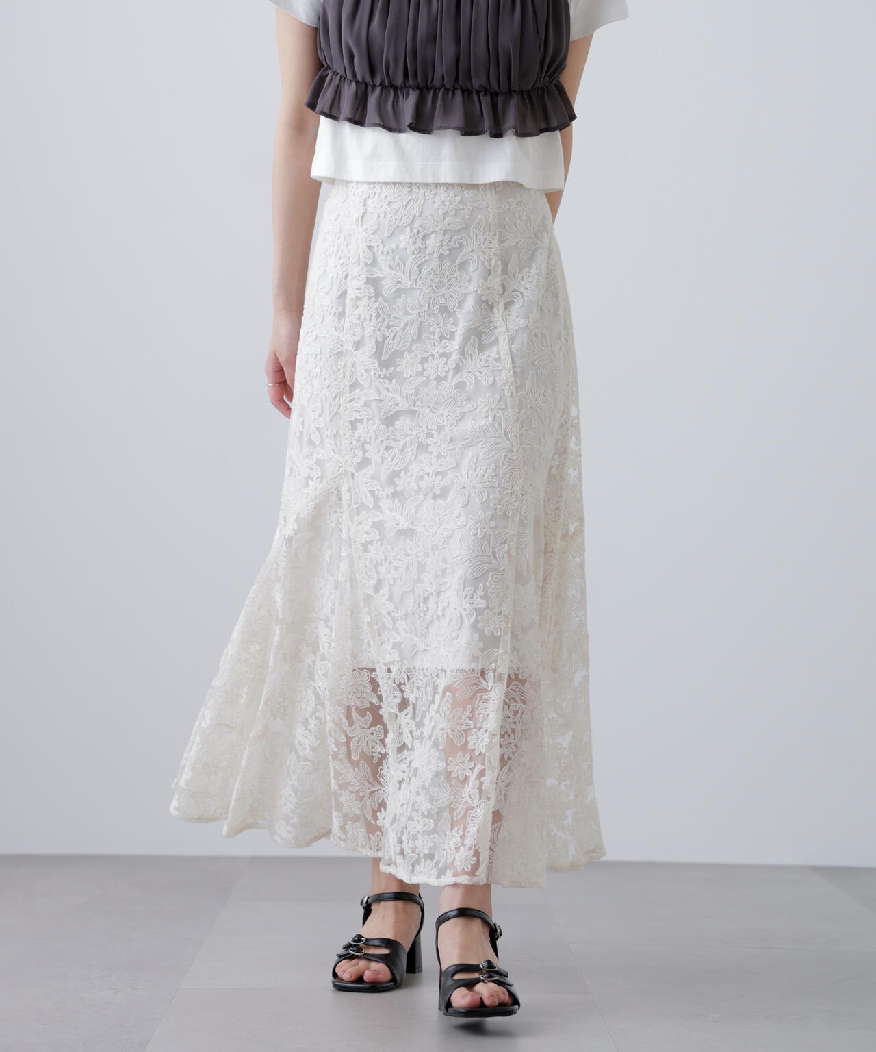 アソートサイドフレアマーメイドスカート