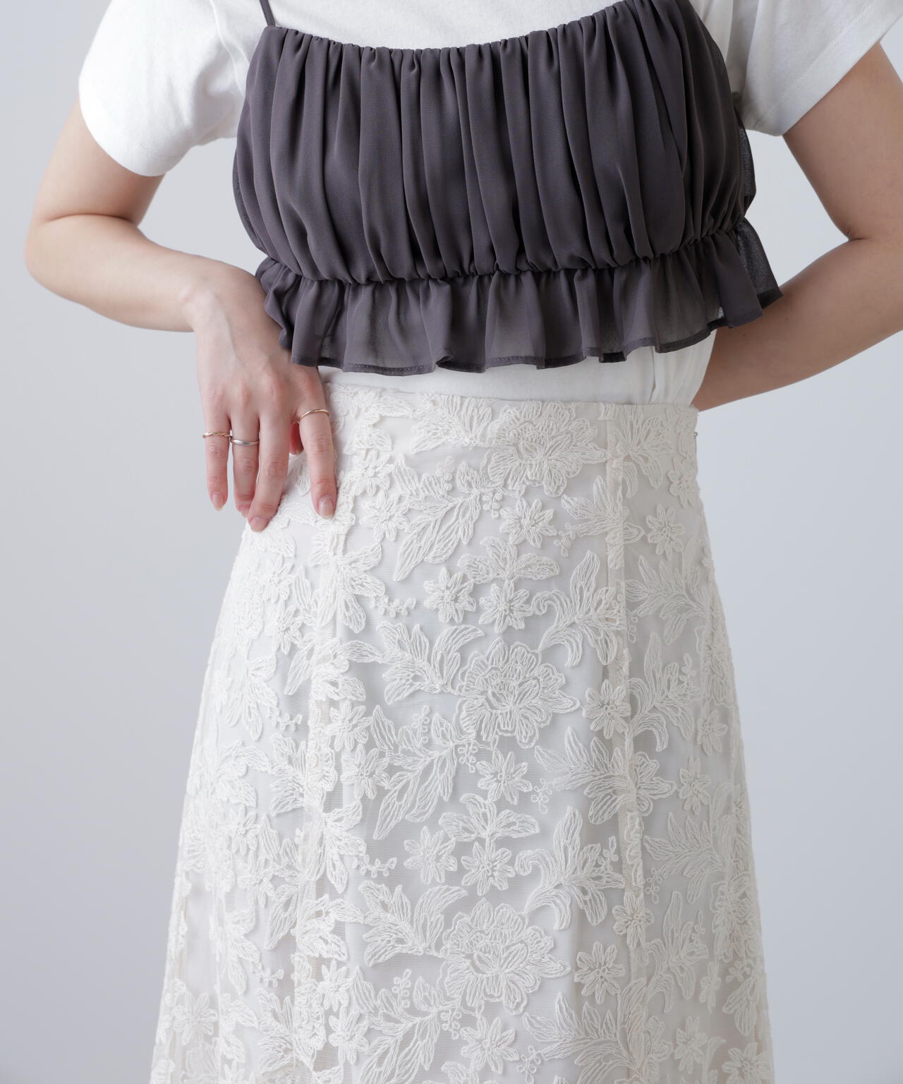 アソートサイドフレアマーメイドスカート