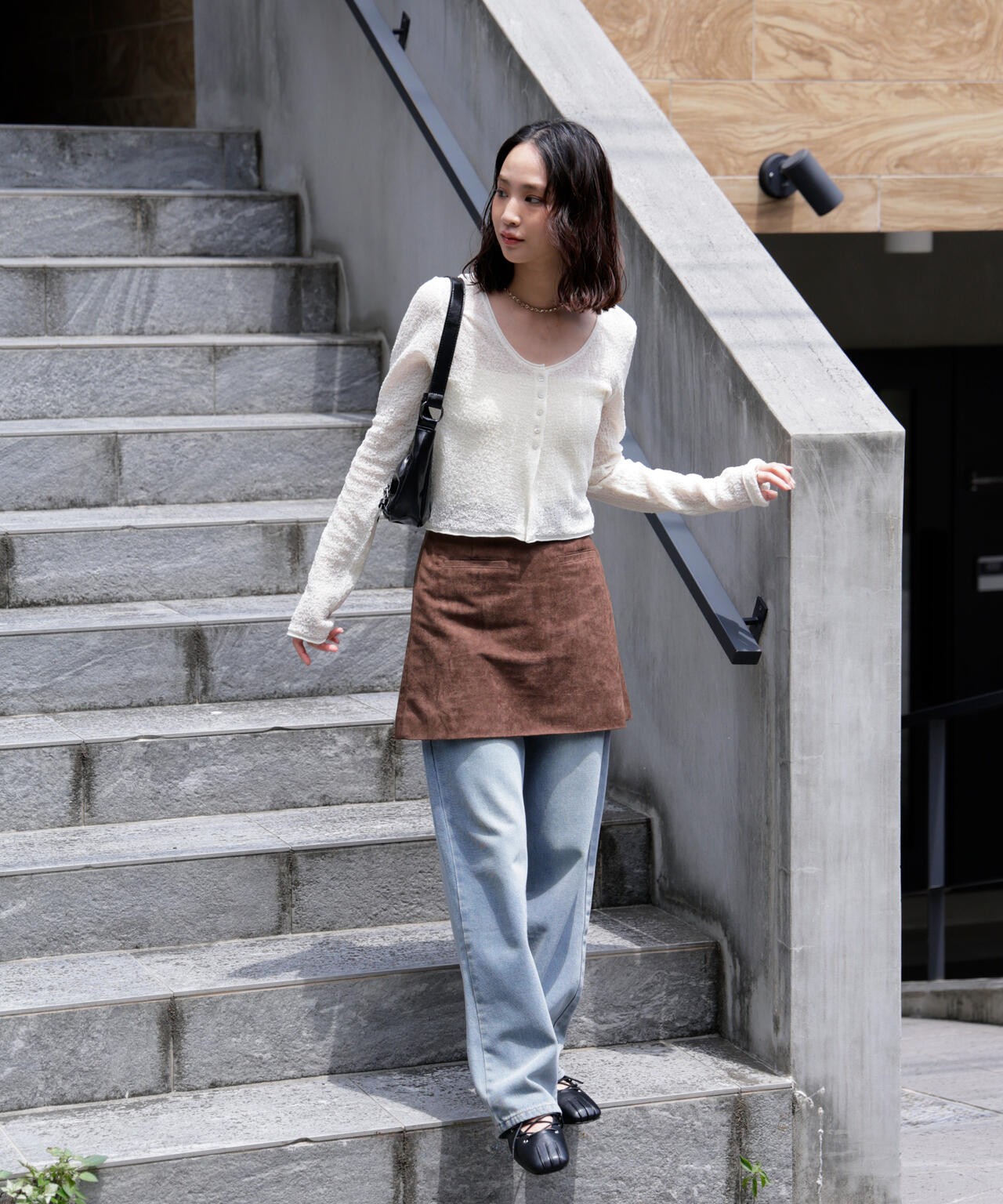 フェイクスウェードポケットミニスカート