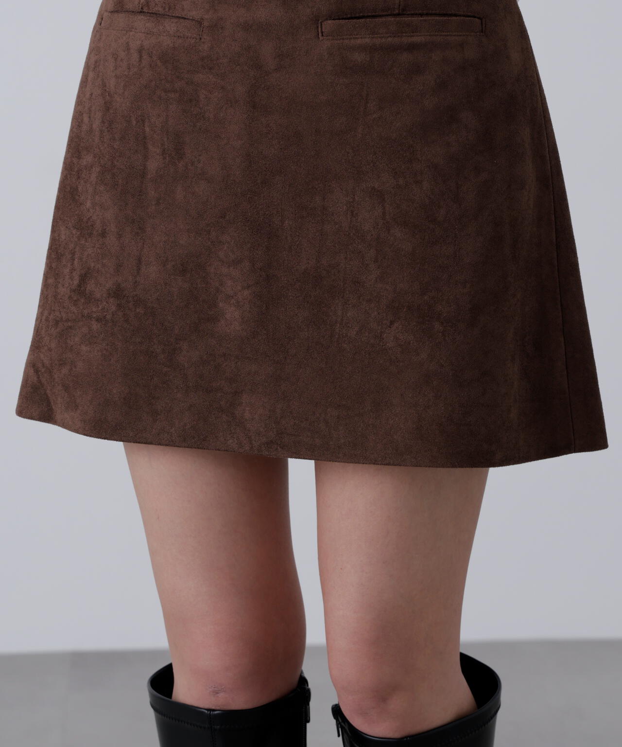 フェイクスウェードポケットミニスカート