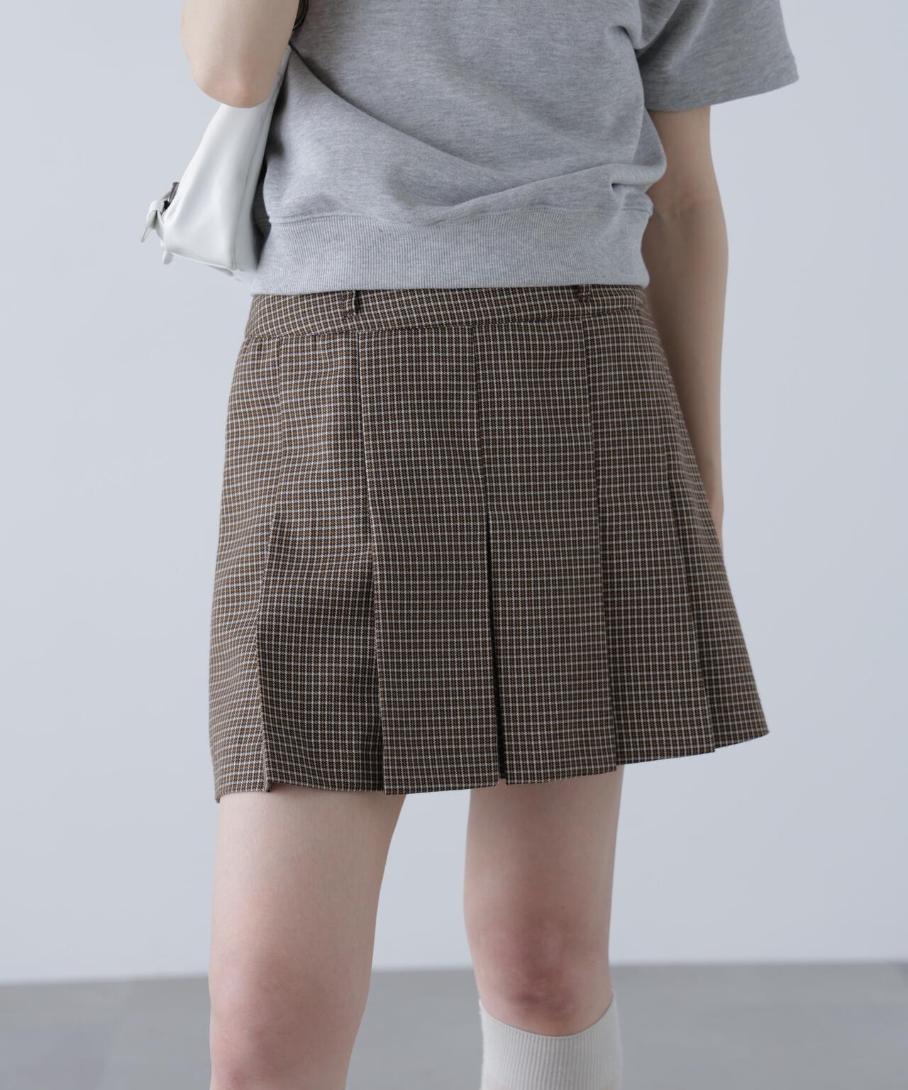 〈セットアップ対応〉プリーツミニスカート