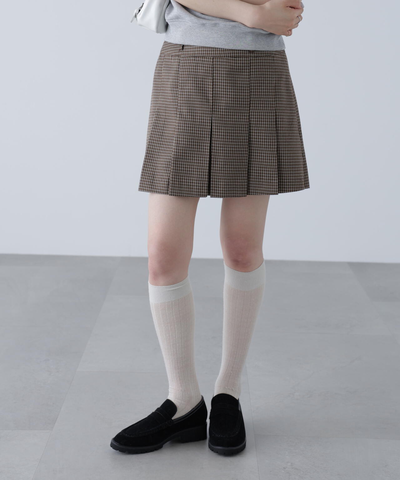 〈セットアップ対応〉プリーツミニスカート