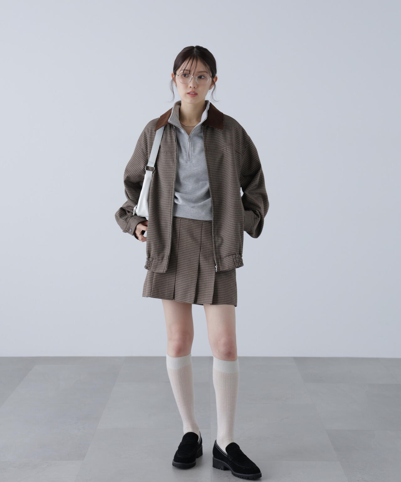 〈セットアップ対応〉プリーツミニスカート