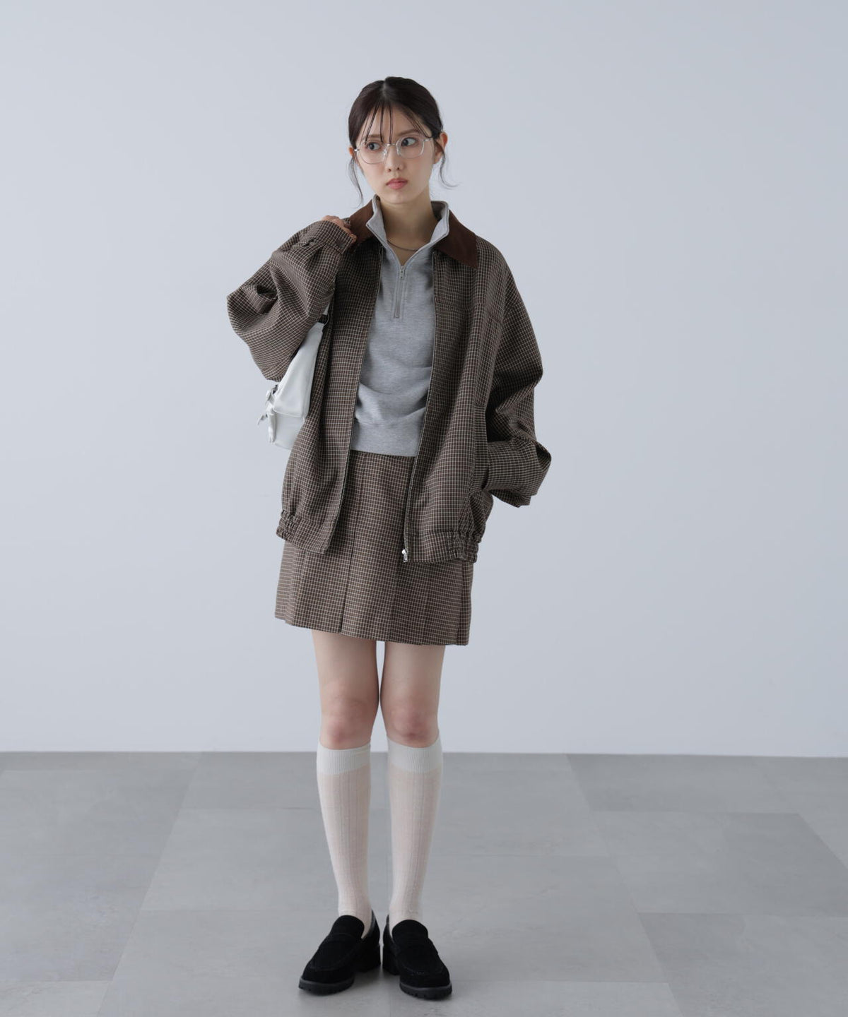 〈セットアップ対応〉プリーツミニスカート