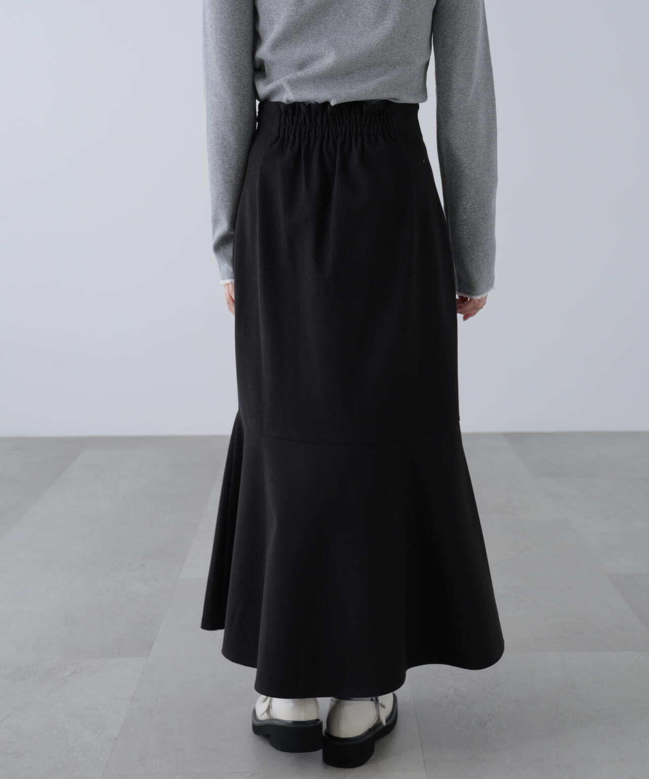 起毛ストレッチマーメイドスカート