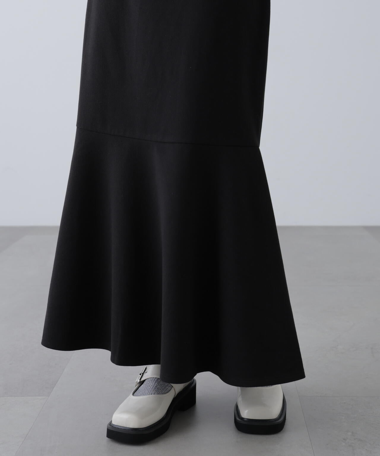 起毛ストレッチマーメイドスカート