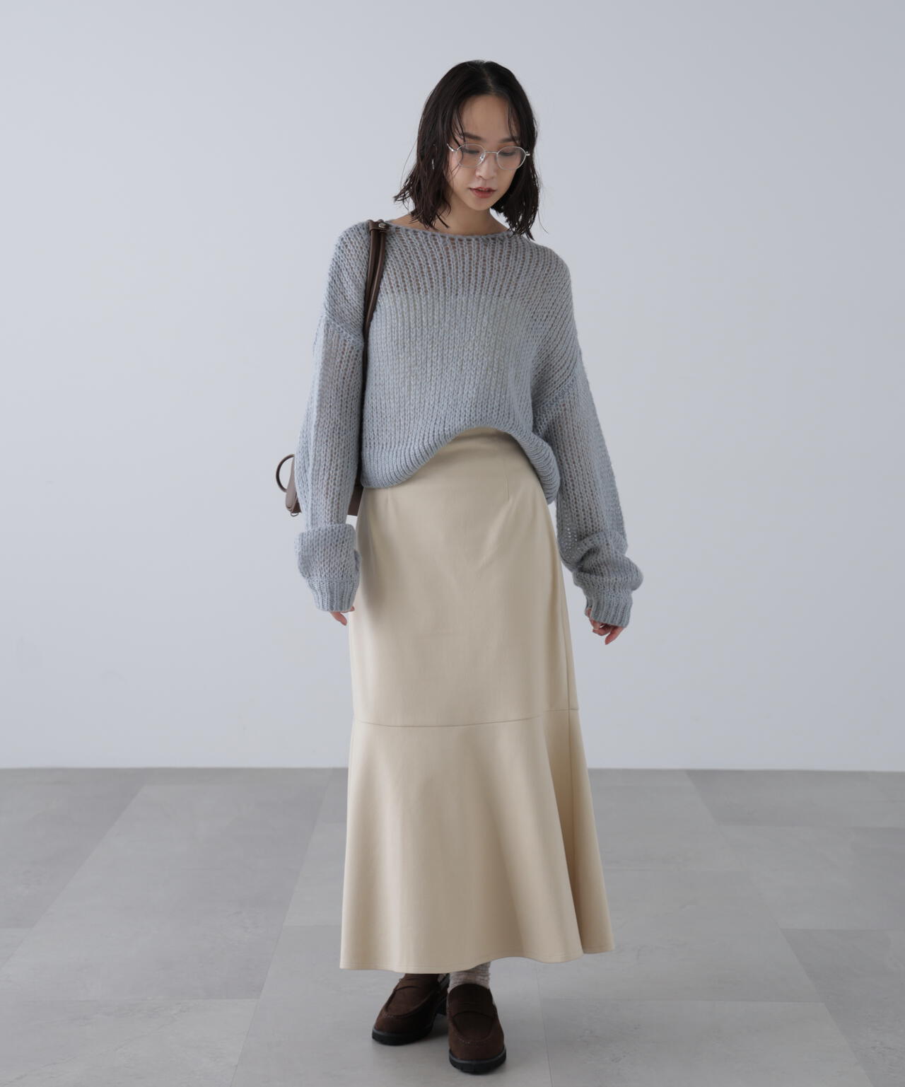 起毛ストレッチマーメイドスカート