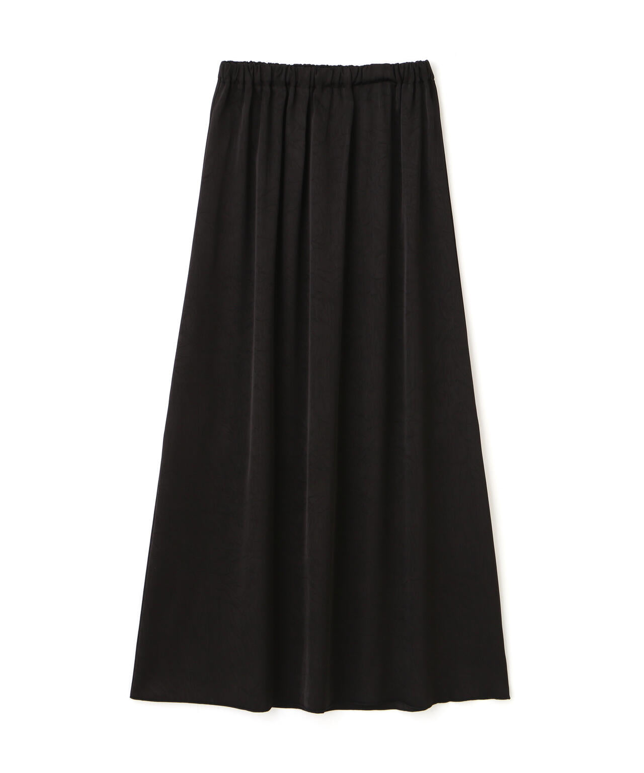 サテンナローロングスカート