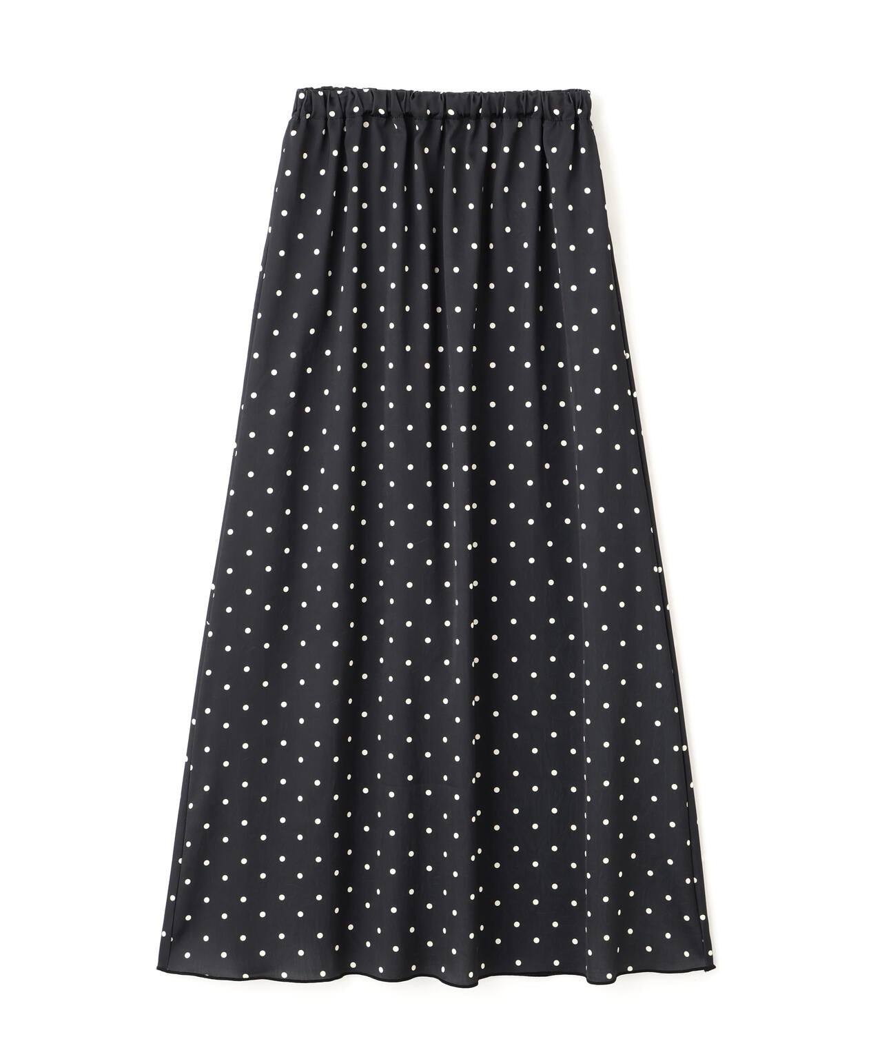 サテンナローロングスカート