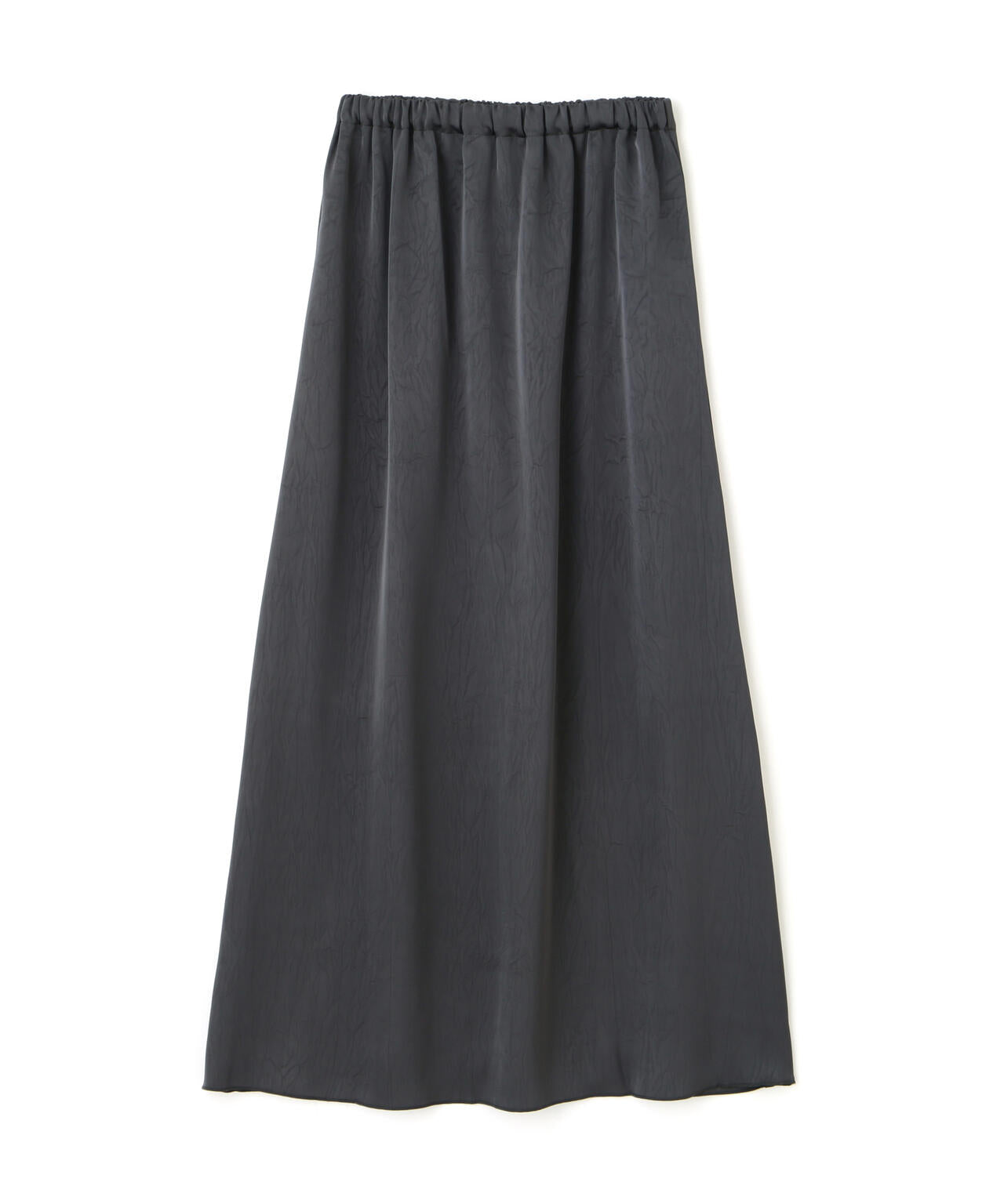 サテンナローロングスカート