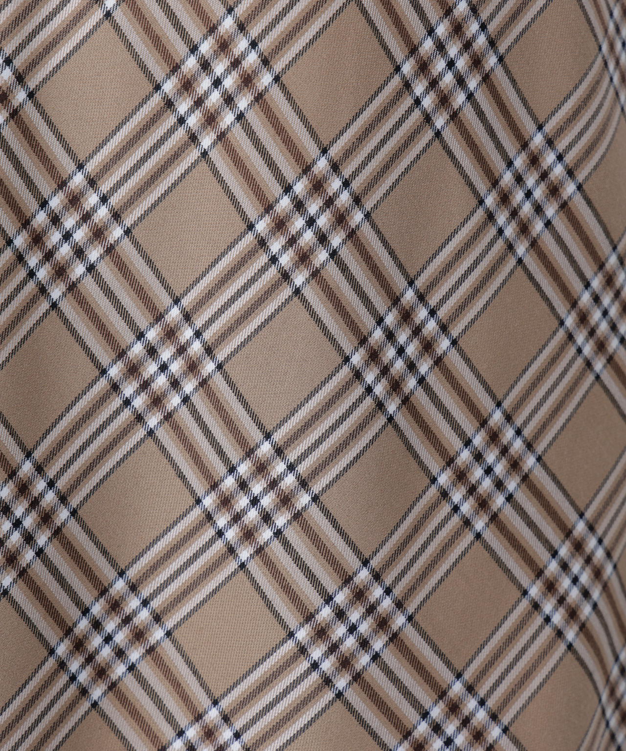 バイアスミディチェックスカート