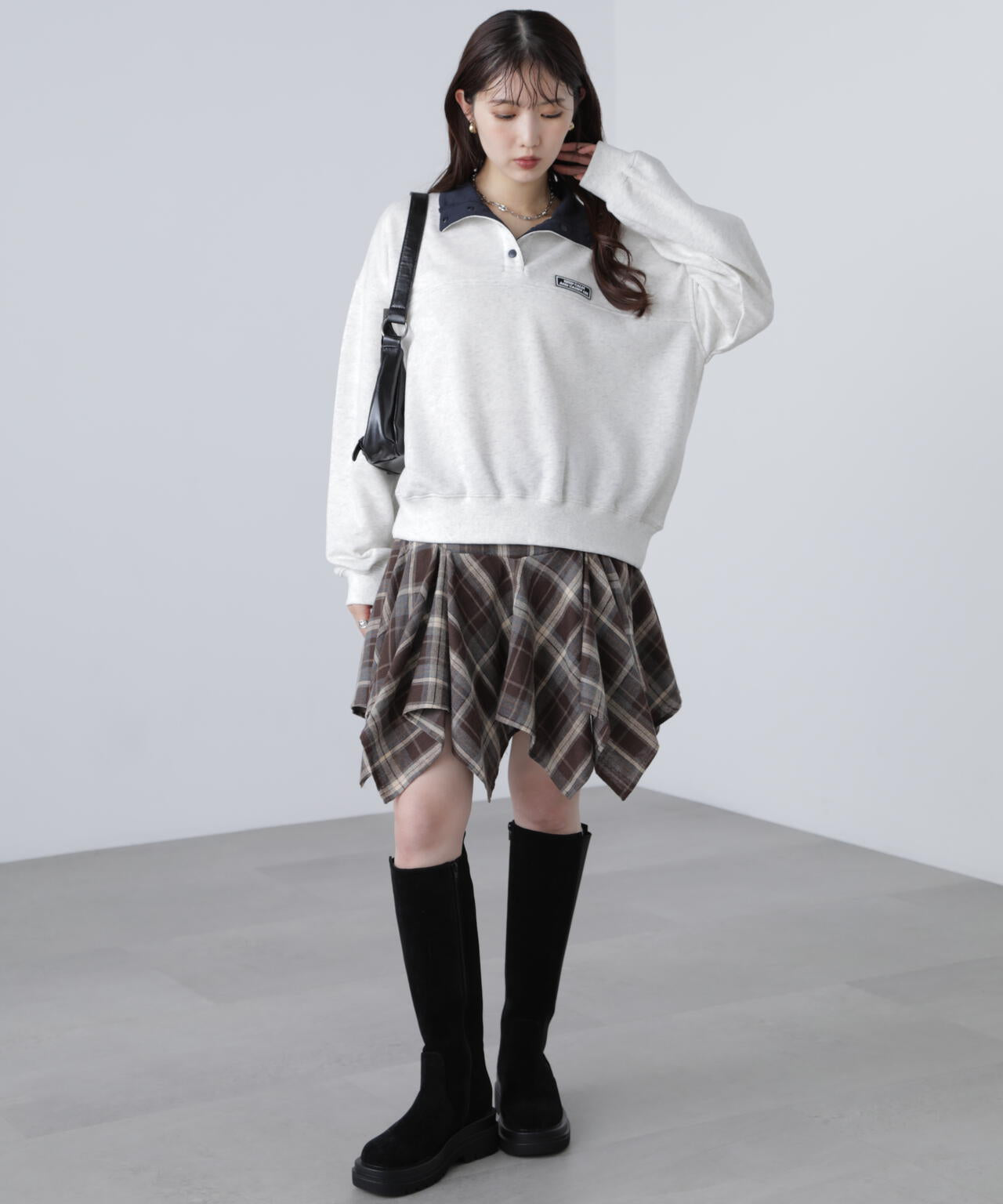 イレヘムギャザーミニスカート