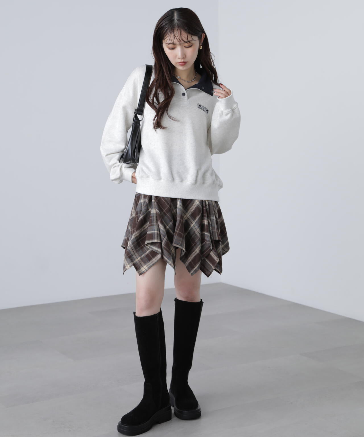 イレヘムギャザーミニスカート