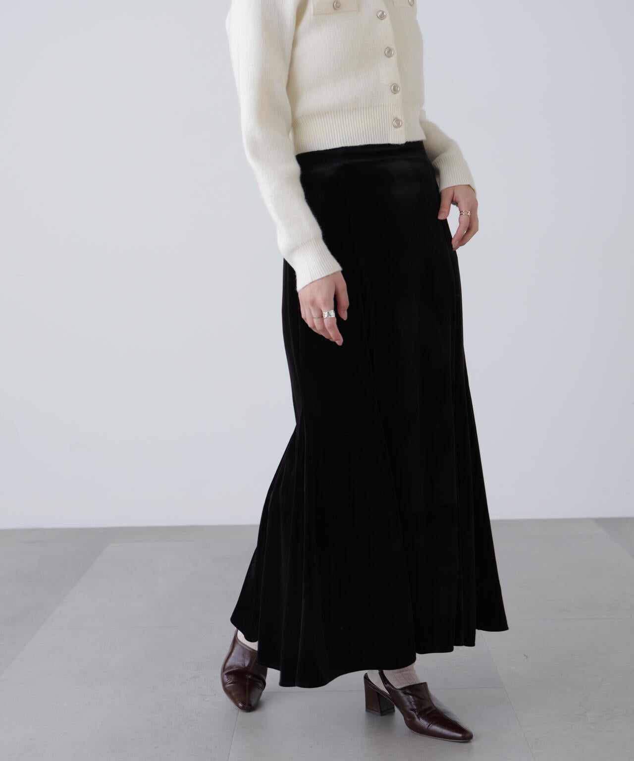 ベロアマーメイドスカート