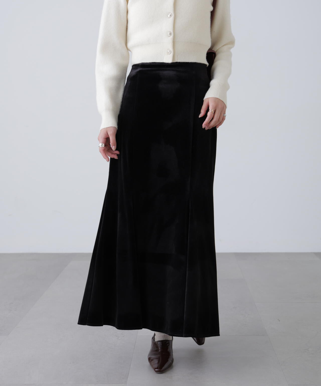 ベロアマーメイドスカート