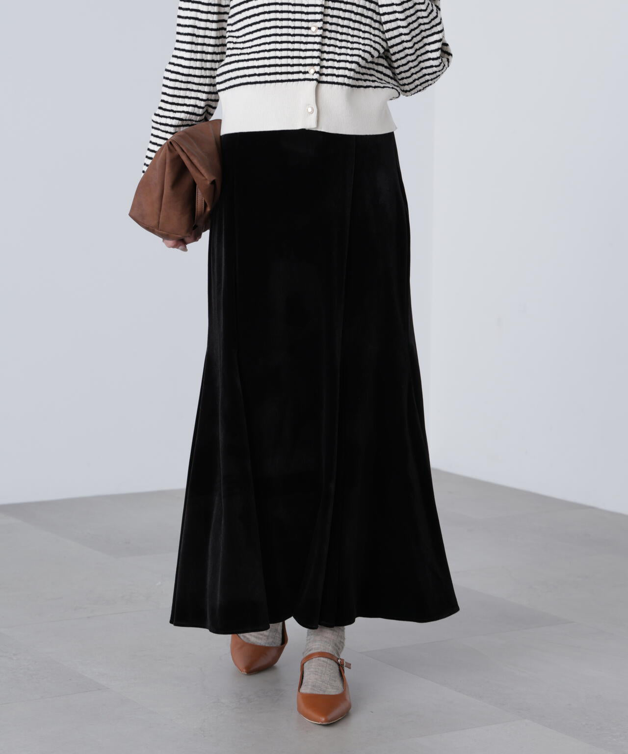 ベロアマーメイドスカート
