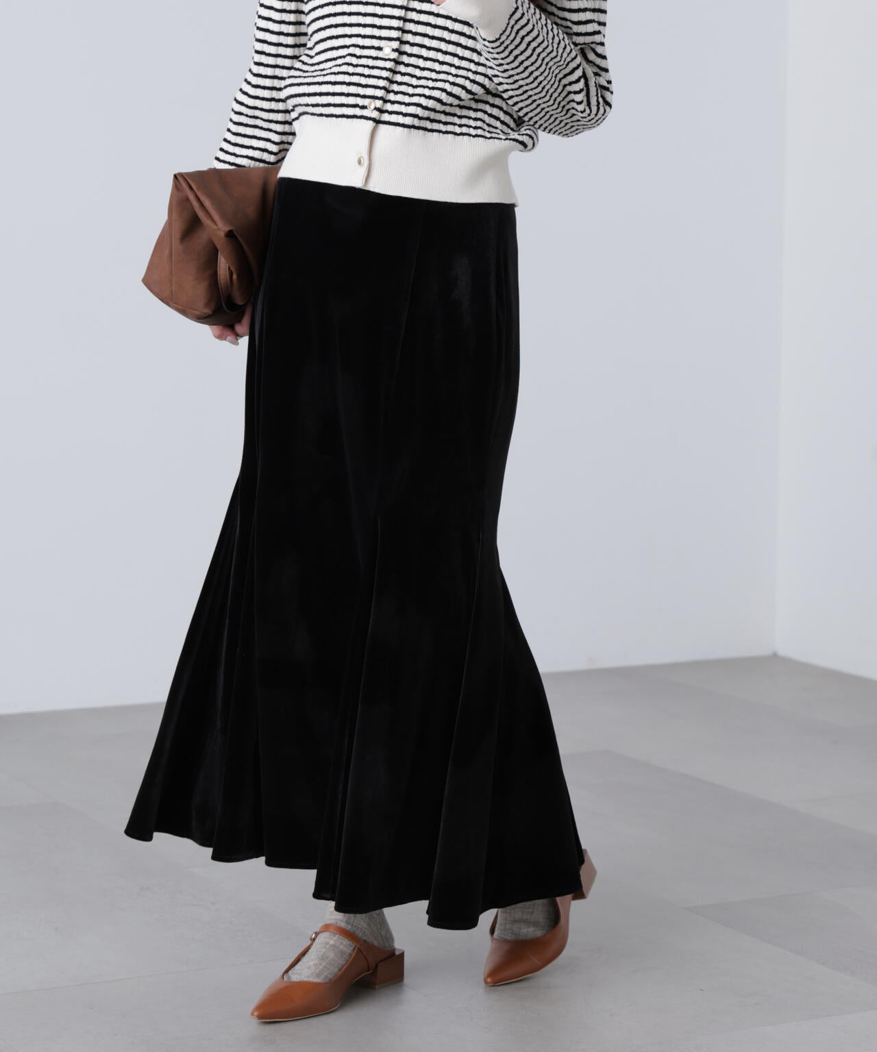 ベロアマーメイドスカート