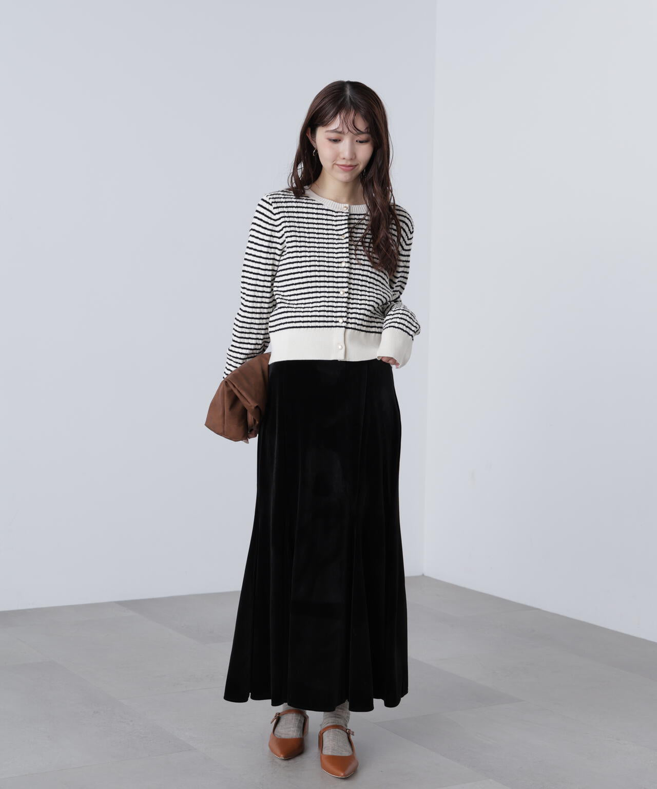 ベロアマーメイドスカート