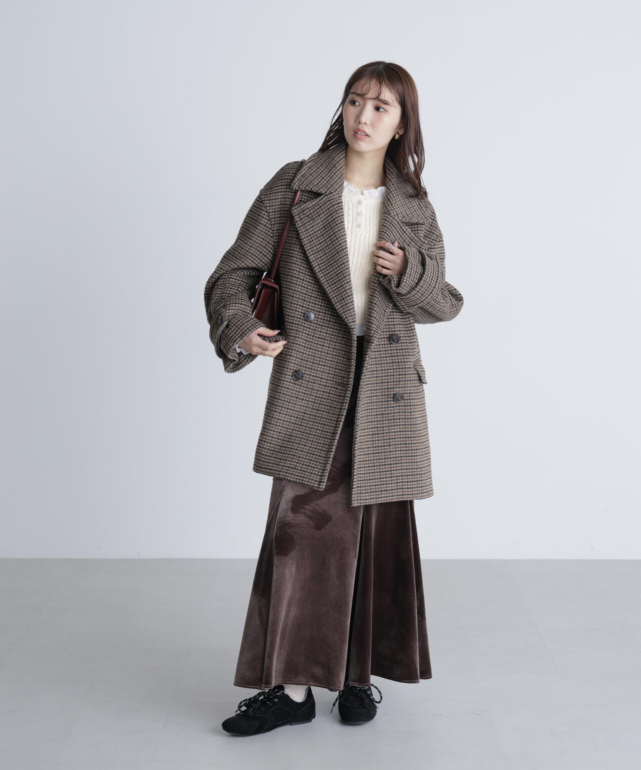 ベロアマーメイドスカート