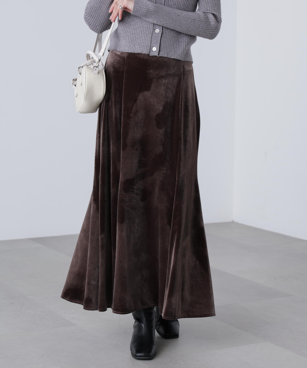 ベロアマーメイドスカート