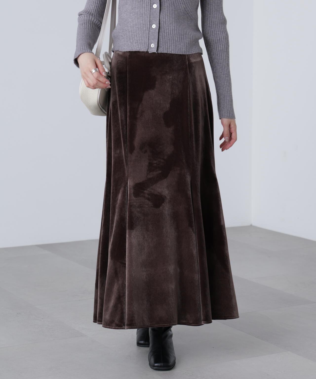 ベロアマーメイドスカート
