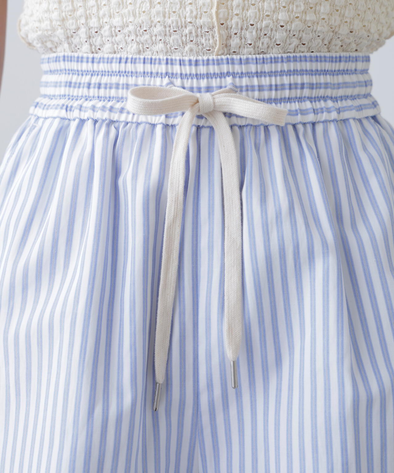 〈セットアップ対応〉ストライプショートパンツ