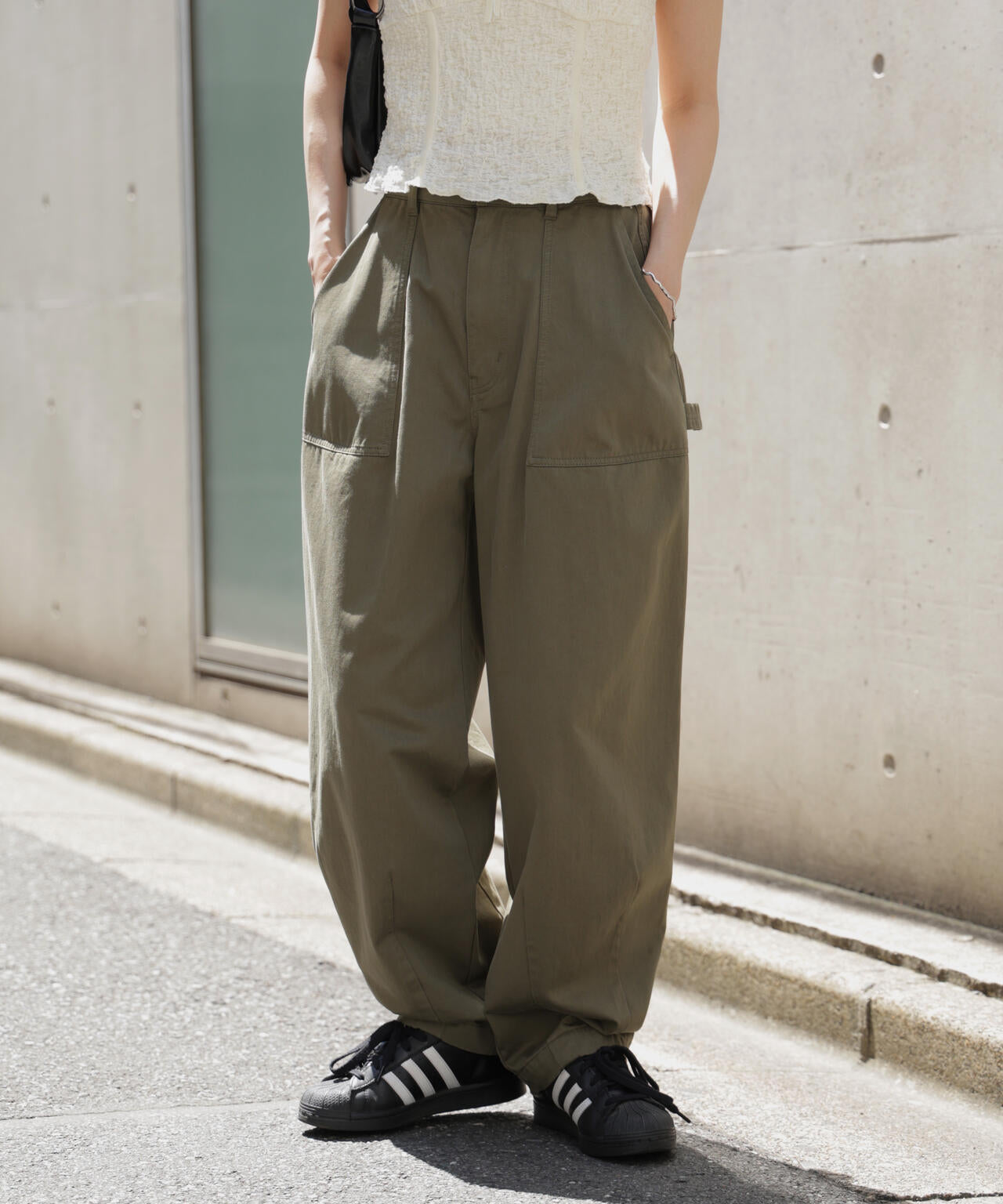 〈フリーズマート別注〉GUNG HO ミリタリーバレルパンツ【低身長サイズ有】