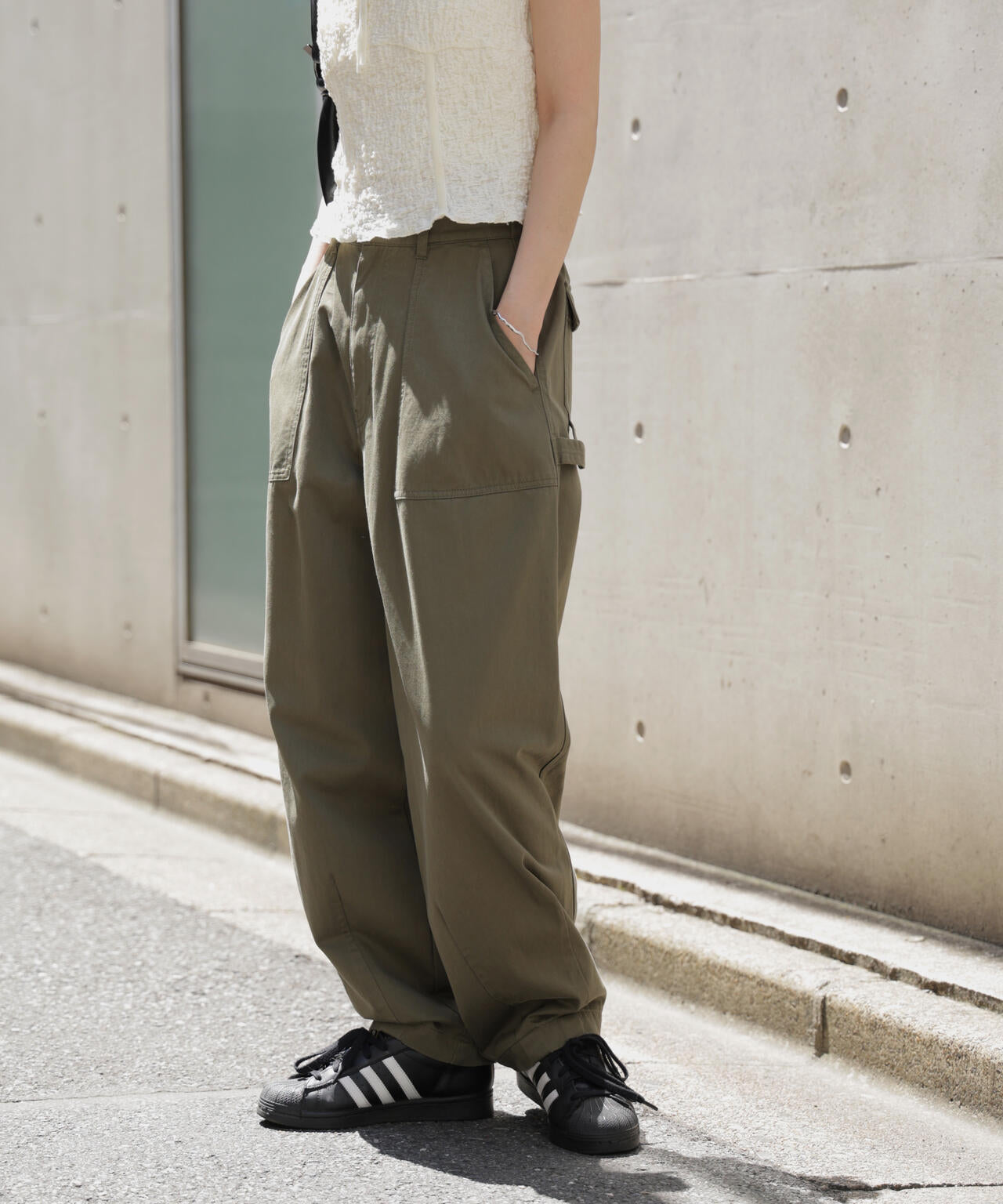 〈フリーズマート別注〉GUNG HO ミリタリーバレルパンツ【低身長サイズ有】