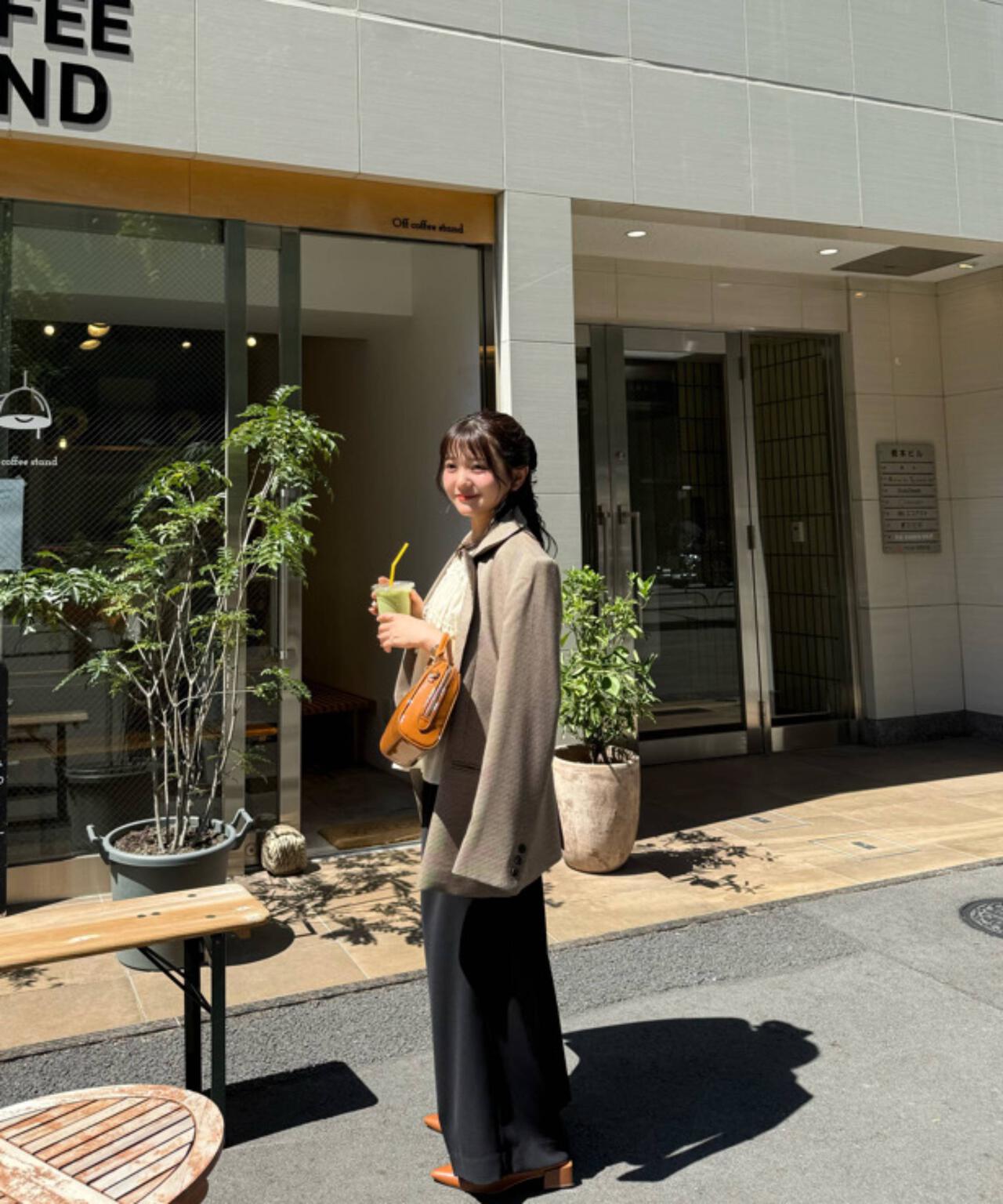 【はかな企画】【低身長向けXXSあり】2タックハイウエストスラックス〈MFM〉