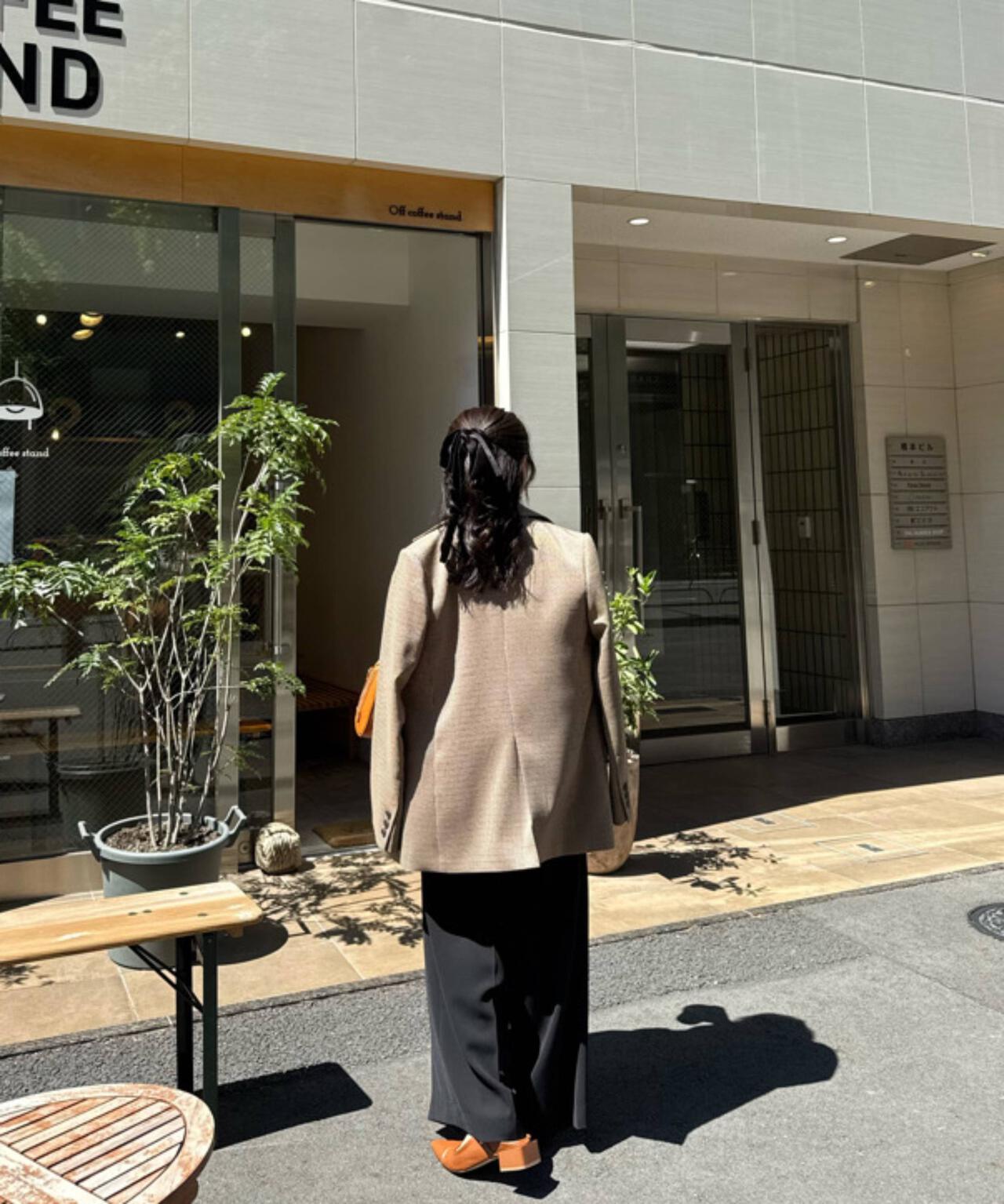 【はかな企画】【低身長向けXXSあり】2タックハイウエストスラックス〈MFM〉