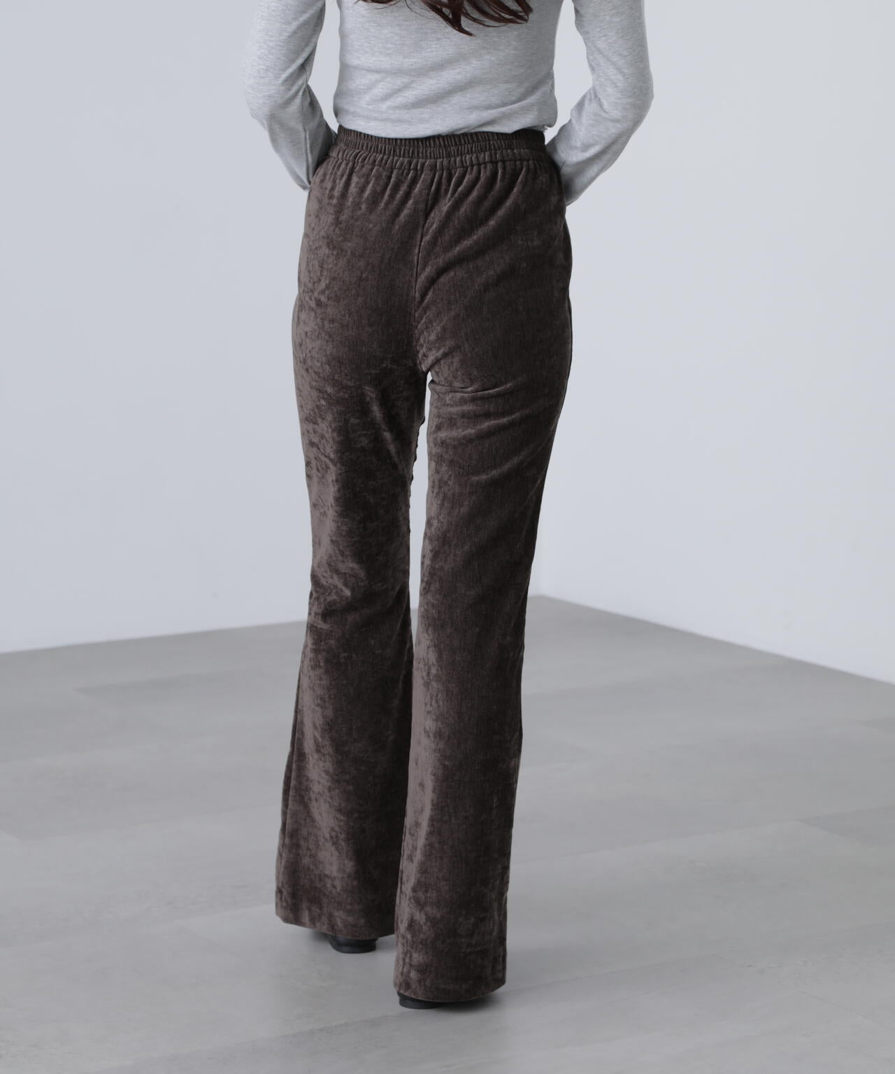 ベロアフレアレギンスパンツ