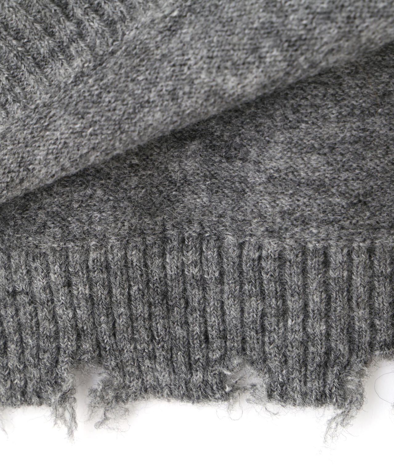 モヘヤ混タイ付きルーズミニワンピース