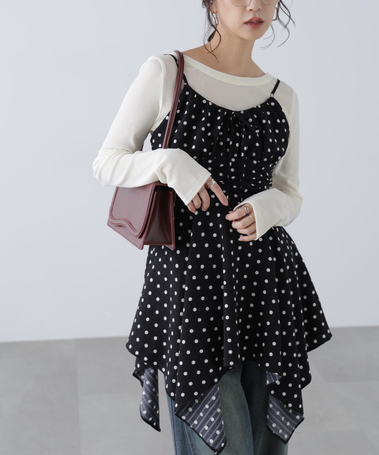 イレヘムチュニックキャミワンピース