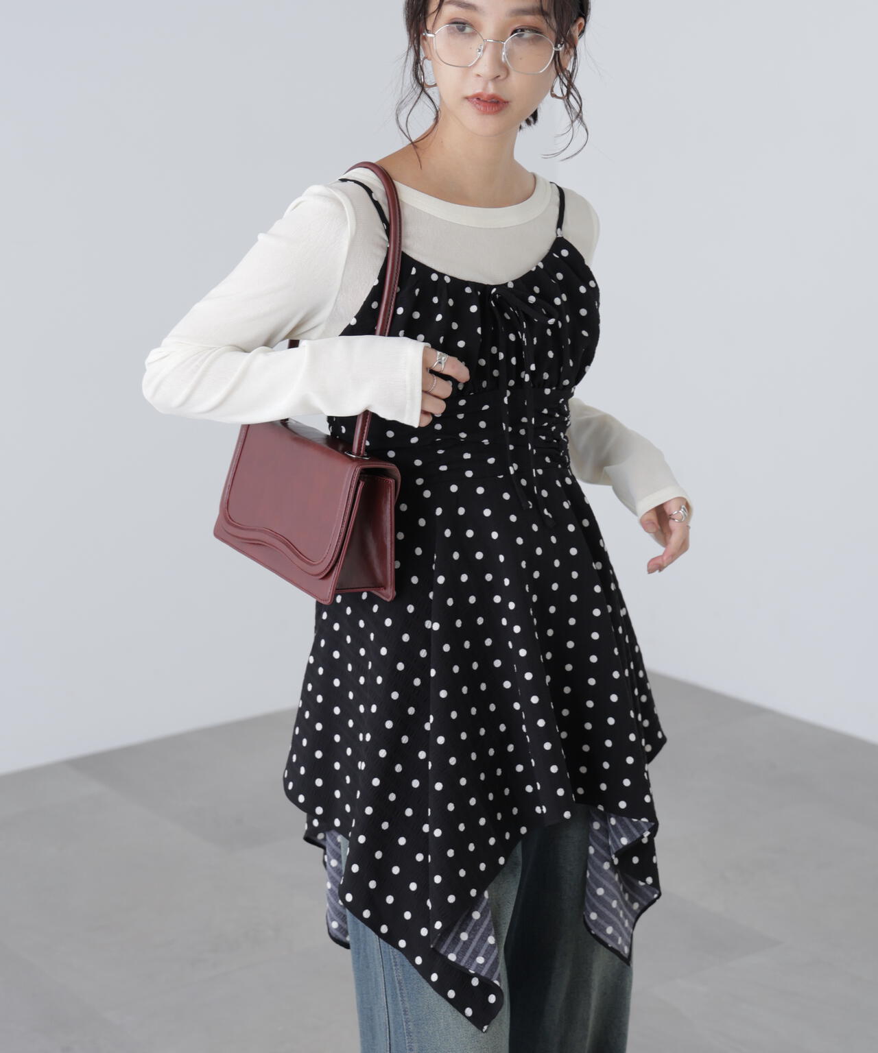 イレヘムチュニックキャミワンピース