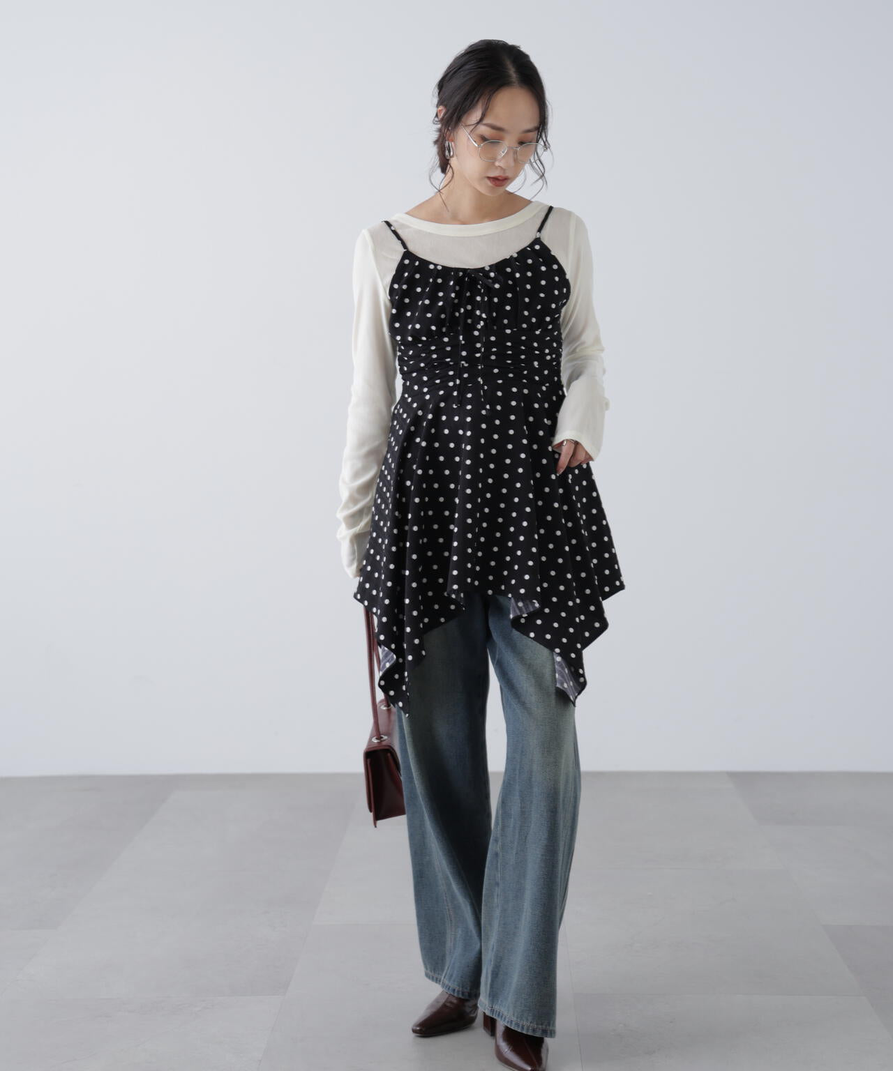 イレヘムチュニックキャミワンピース