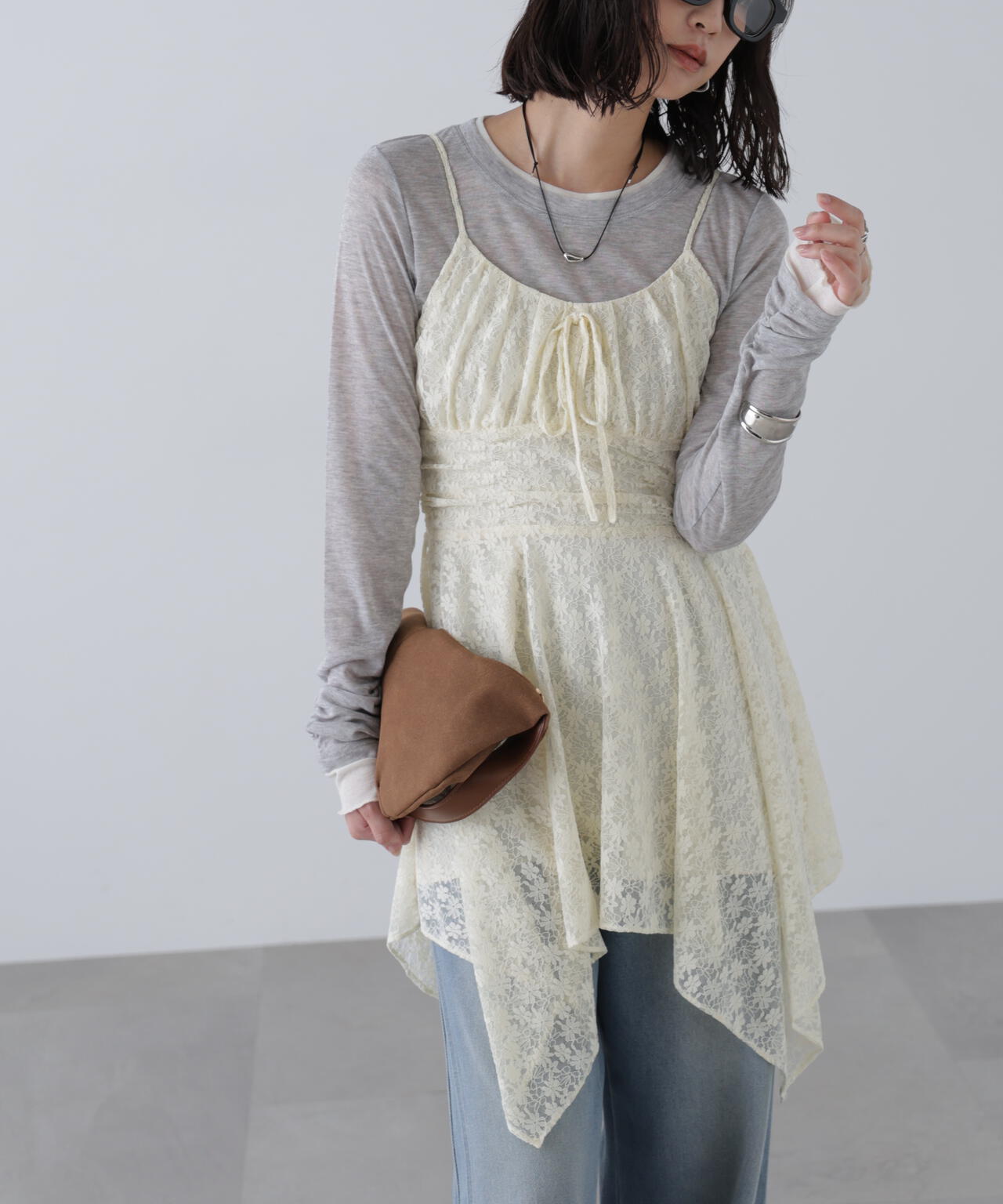 イレヘムチュニックキャミワンピース