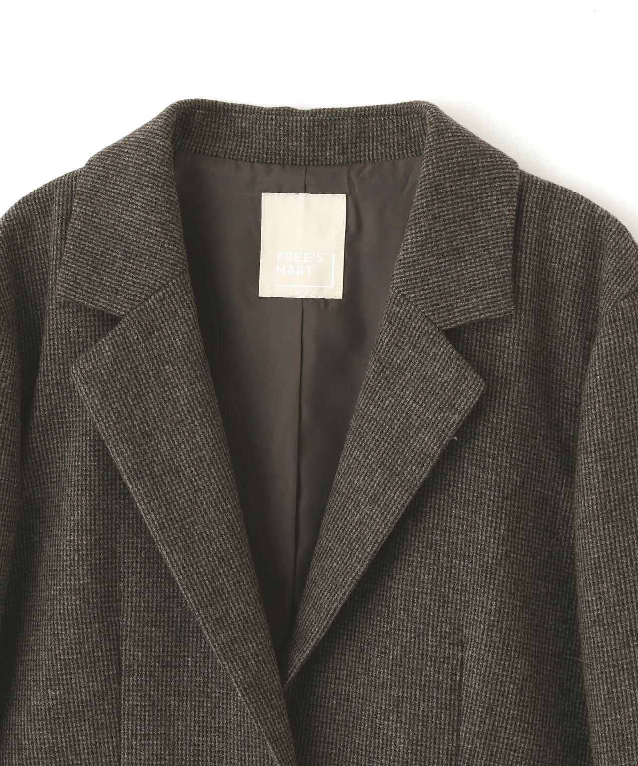 ウール混オーバーサイズジャケット