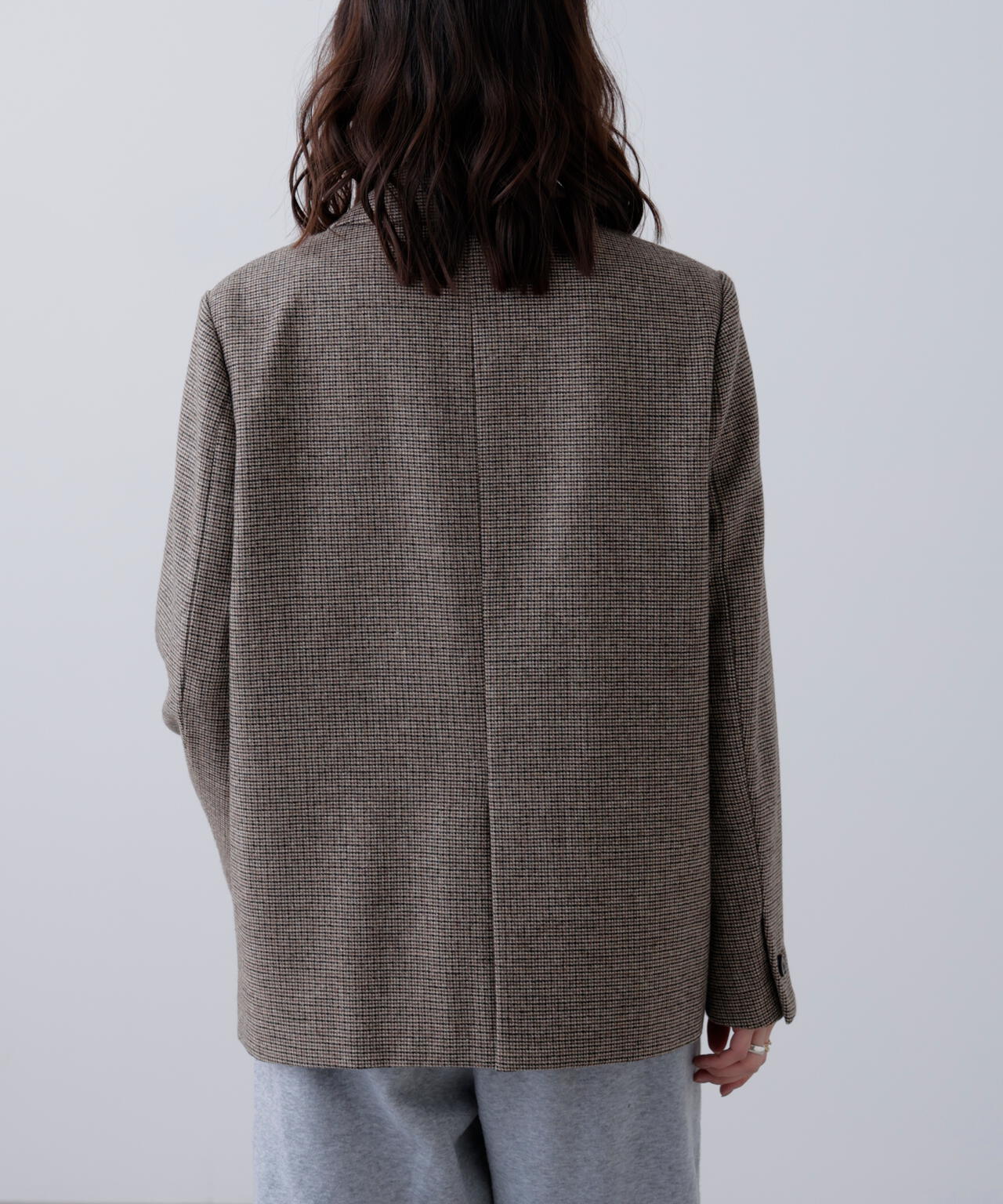 ウール混オーバーサイズジャケット