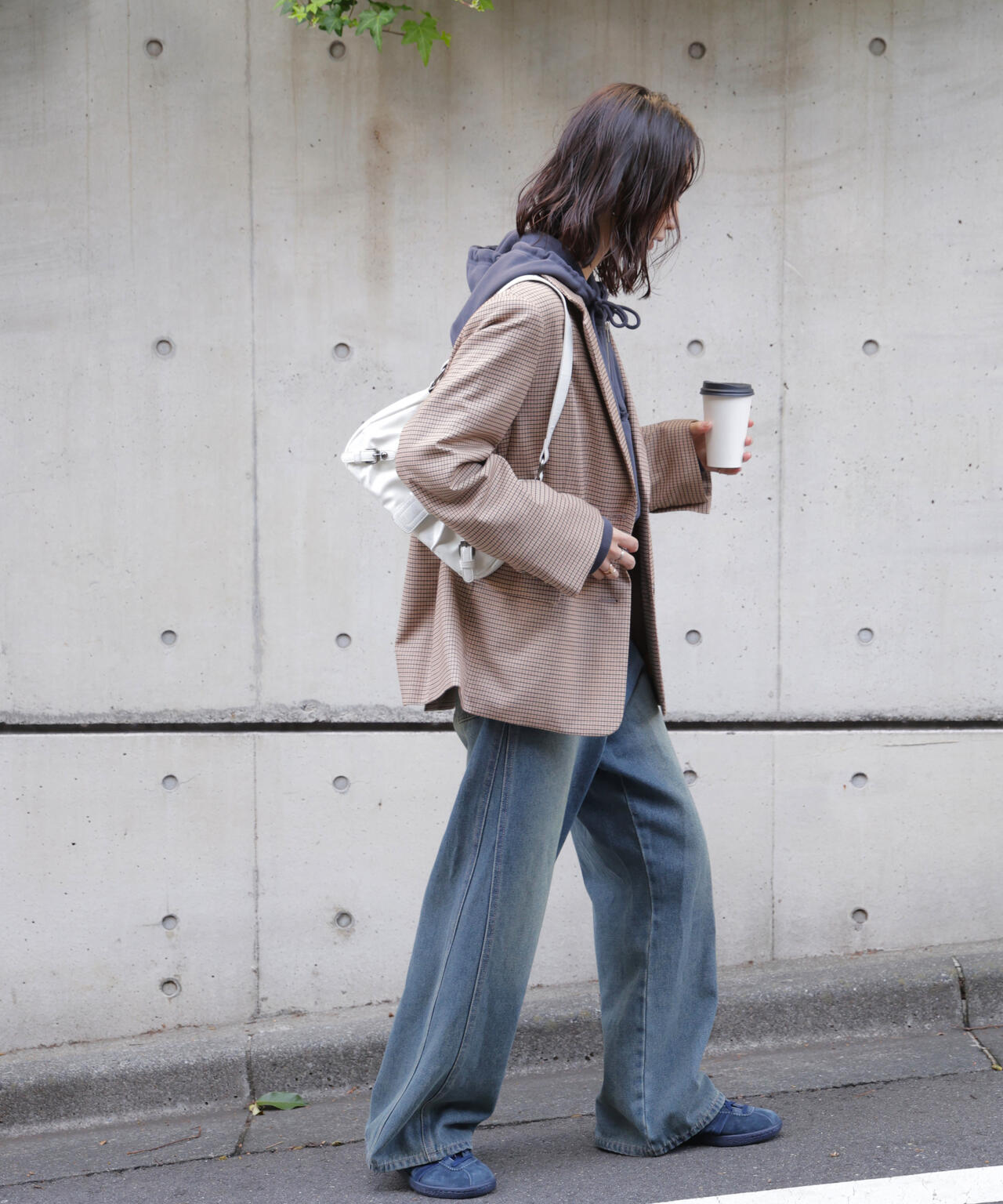 〈セットアップ対応〉オーバーサイズシングルジャケット