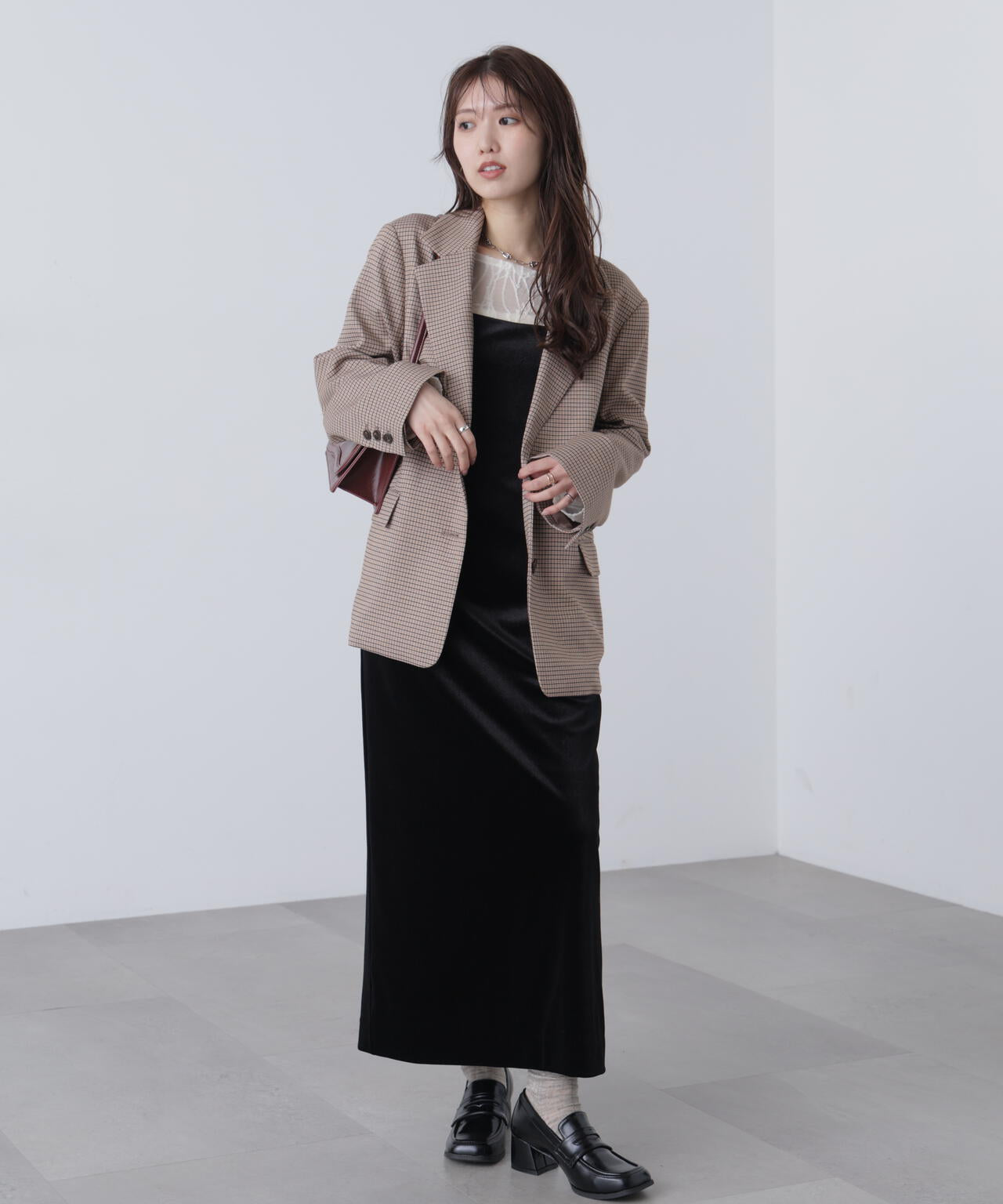 〈セットアップ対応〉オーバーサイズシングルジャケット