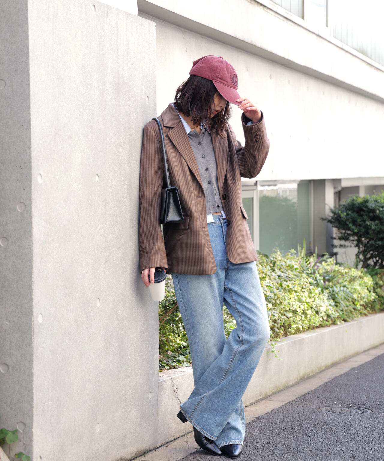 〈セットアップ対応〉オーバーサイズシングルジャケット