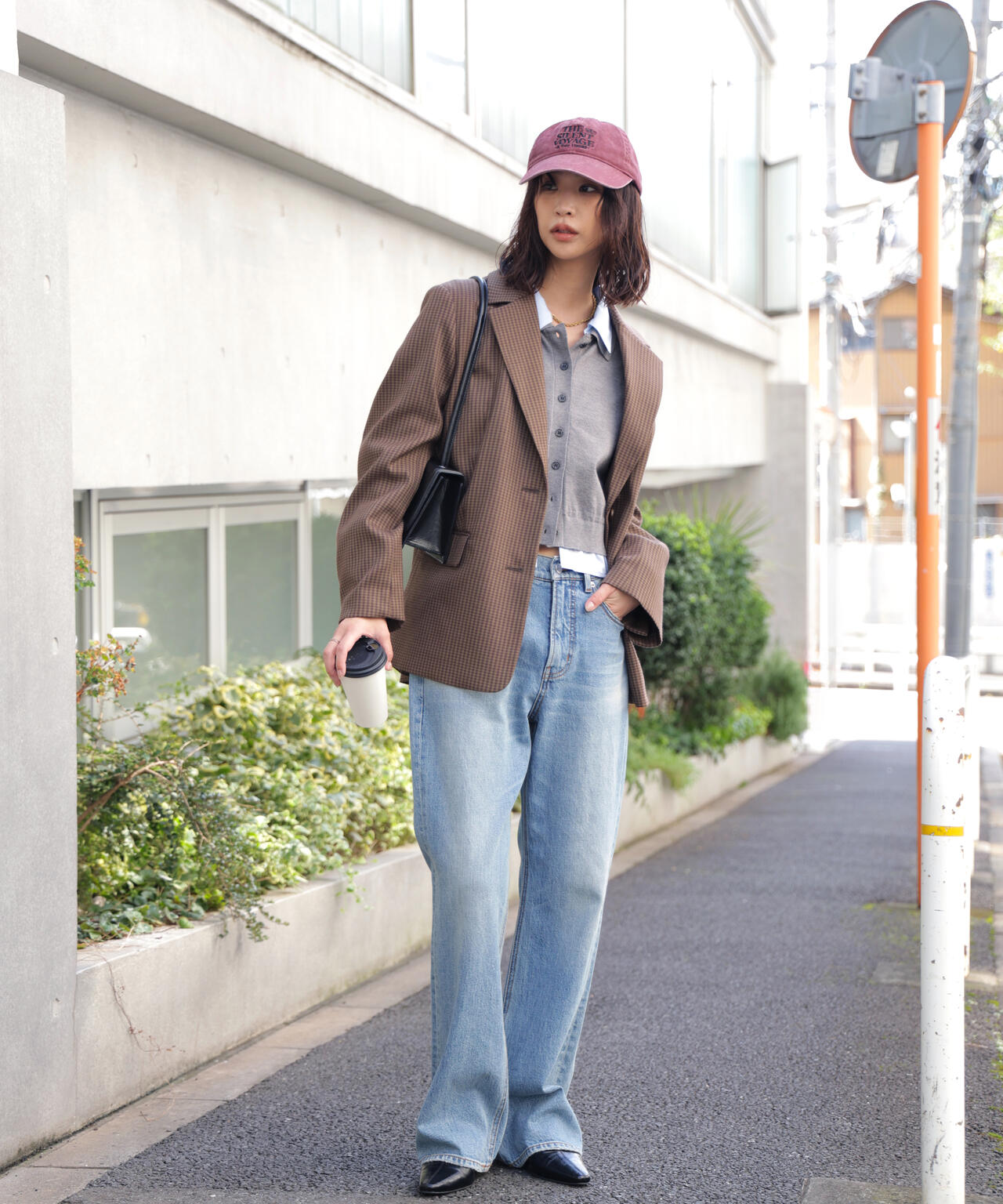 〈セットアップ対応〉オーバーサイズシングルジャケット