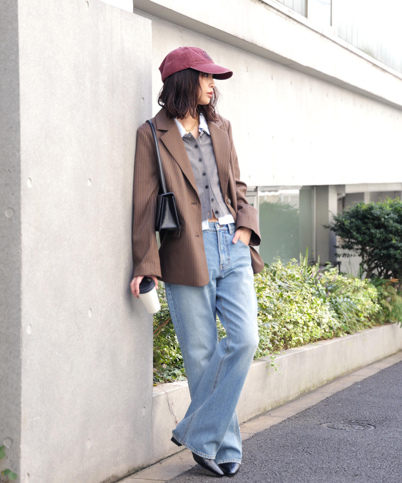 〈セットアップ対応〉オーバーサイズシングルジャケット