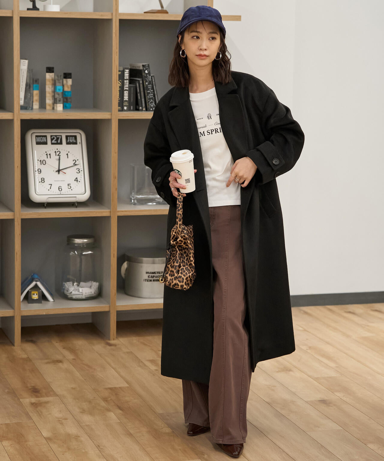 ルーズチェスターコート