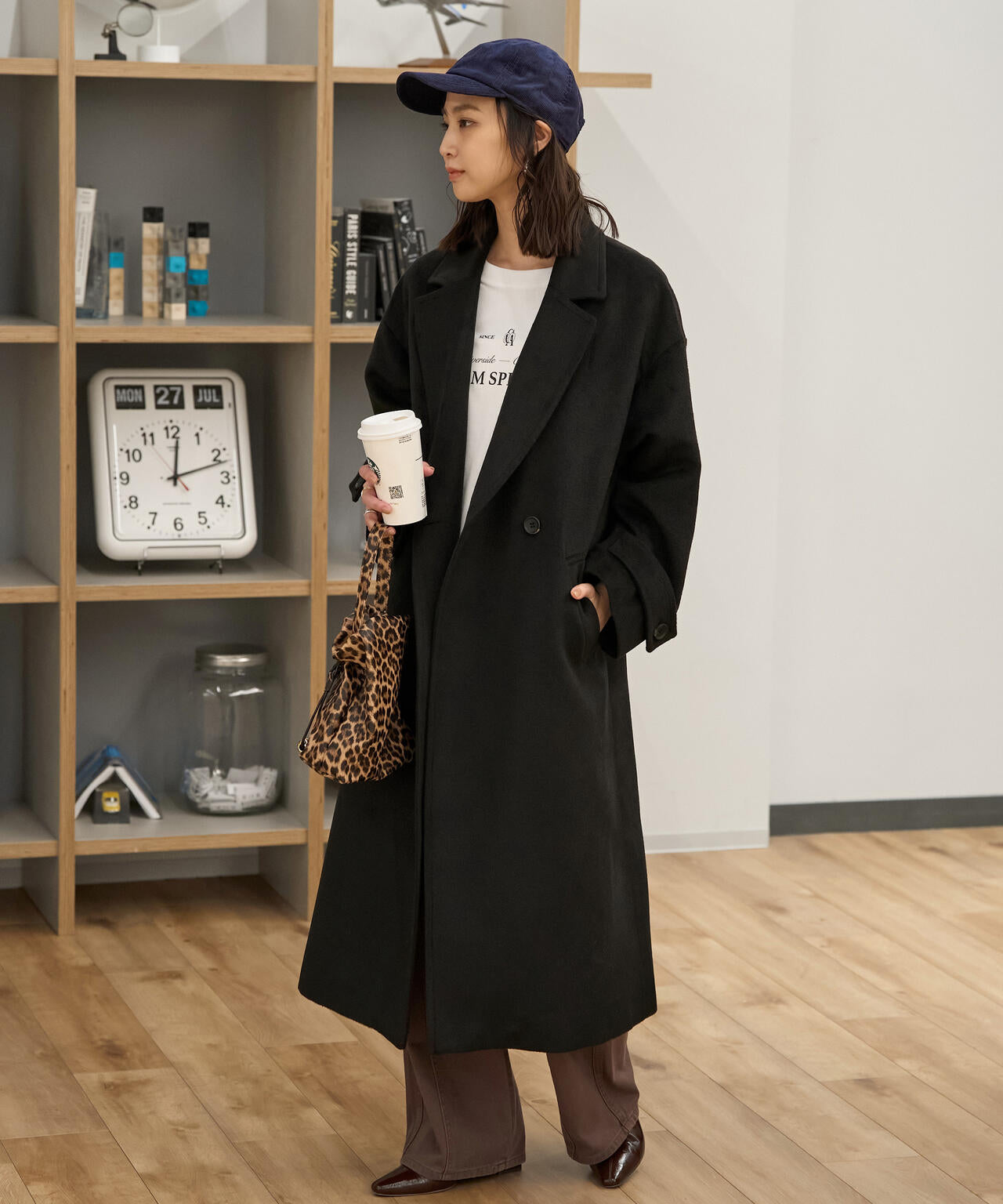 ルーズチェスターコート