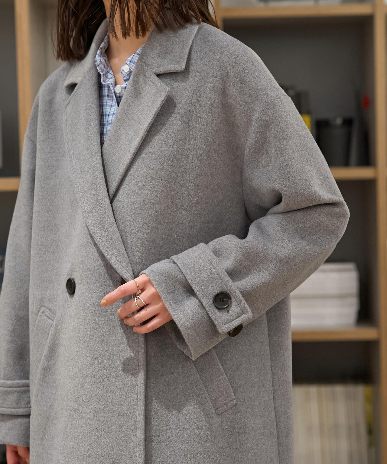 ルーズチェスターコート